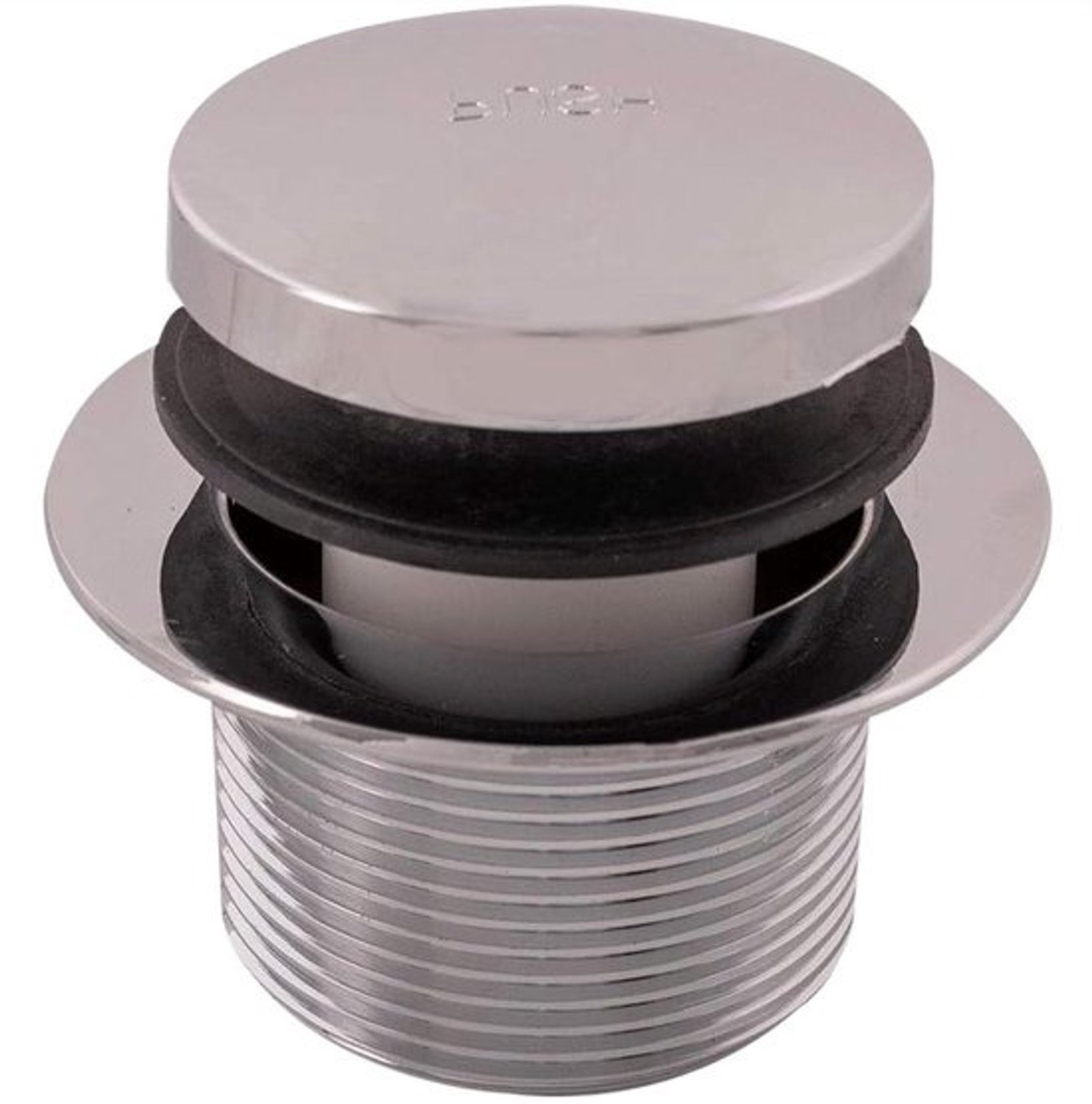 Badkuip Afvoer - Badstop Bad - Badkamer Reparatie - Inclusief Wasmachine Afvoer - 38x292 mm - Zilver