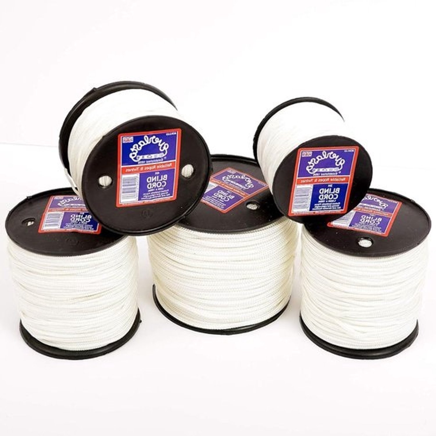Nylon Blind Koord - Gordijnkoord Rolgordijn - Gordijnen Ophangen - Sterk Gevlochten Nylon - 4mm x 100m - Wit