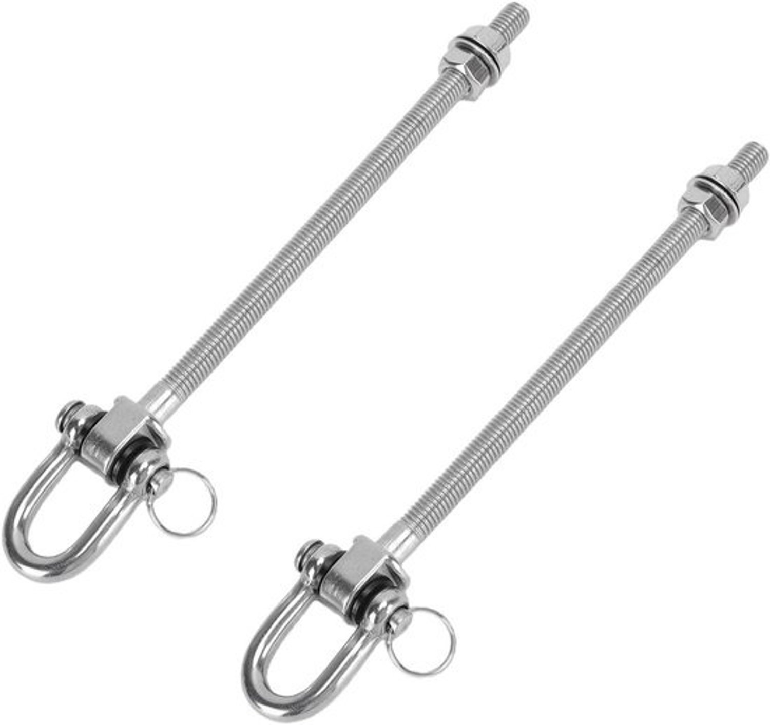Schommelhaken - Hangmat Haken - Buiten Ontspannen - 180 Graden Rotatie - 1500 LB Capaciteit - Zilver
