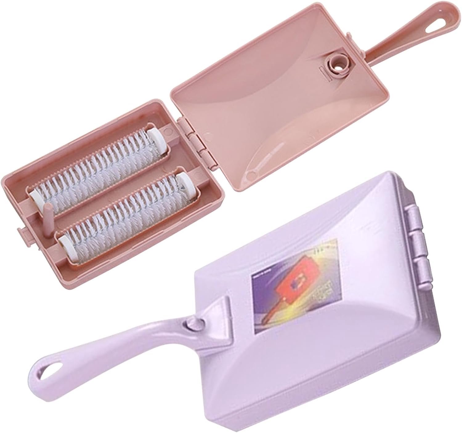 Tapijtklopper dubbele walstype - multifunctionele handborstel - ideaal voor tapijt en dierenhaar - ShopVlot