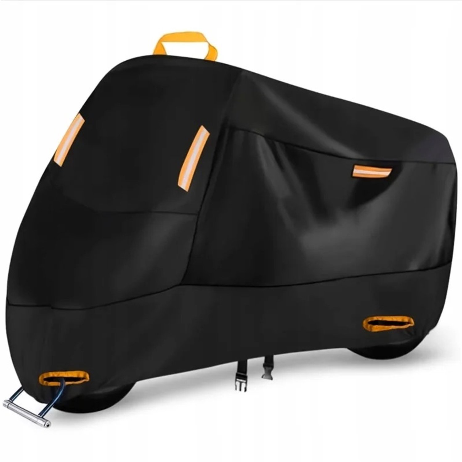 Molhaus Beschermhoes voor Motor & Scooter - 245 x 125 x 105 cm - Waterdicht - UV-bestendig - Met Slotgaten en Reflectie