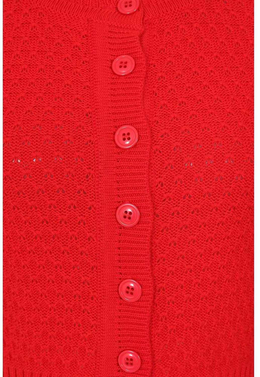 Banned - Fara Cardigan - 4XL - Rood