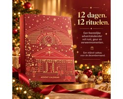 Adventskalender Carnatia 12 Days of Noël Rituals – 12 Wellness & Selfcare Cadeaus – Geurkaarsen, Diffuser, Verzorging & Huisgeur – Cadeau voor Haar