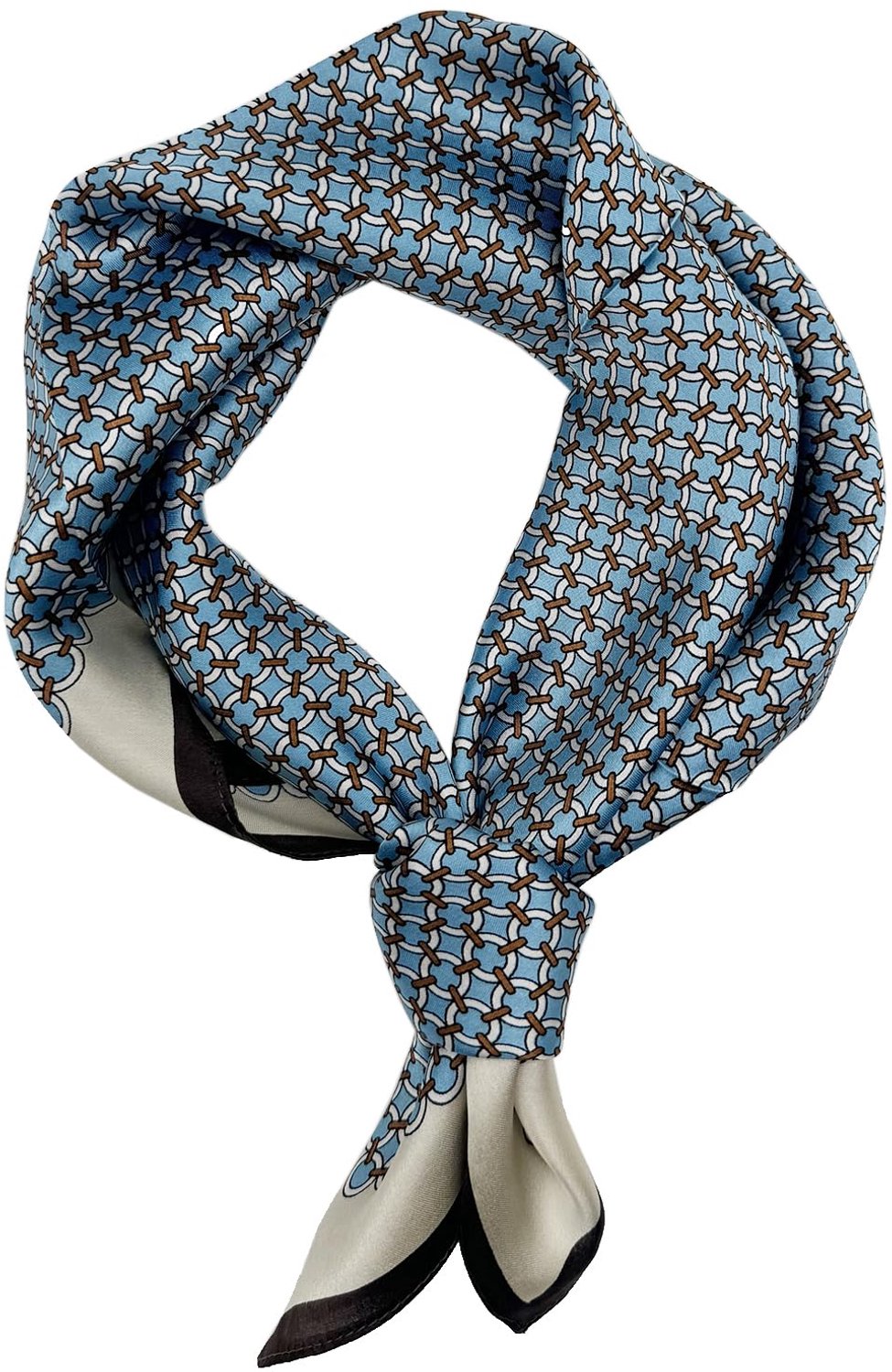 LSHARON SILK 100% Mulberry Zijde Sjaal Lichtgewicht Halsdoek - 53x53cm - ShopVlot
