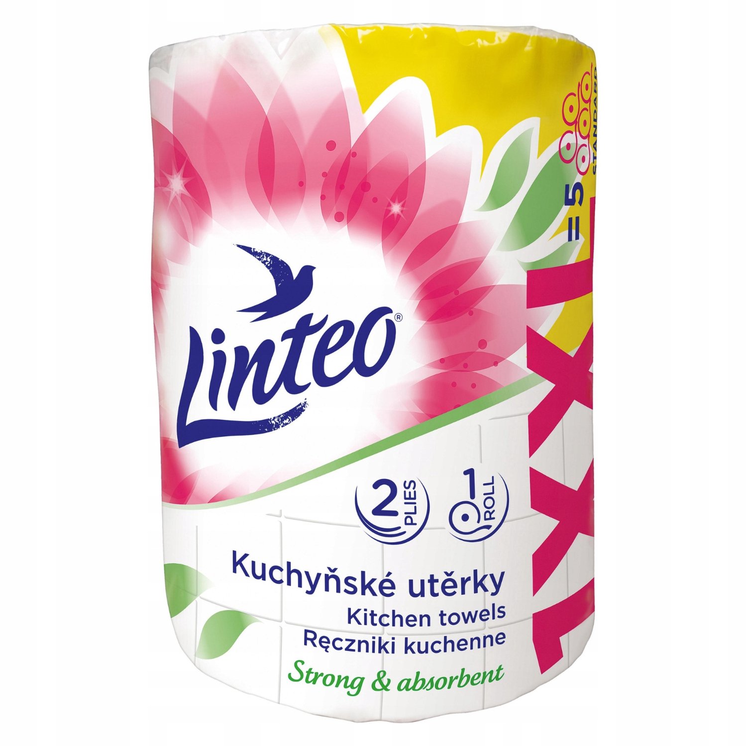 Linteo XXL Keukenrol Wit 50m - 2x Zacht & Sterk