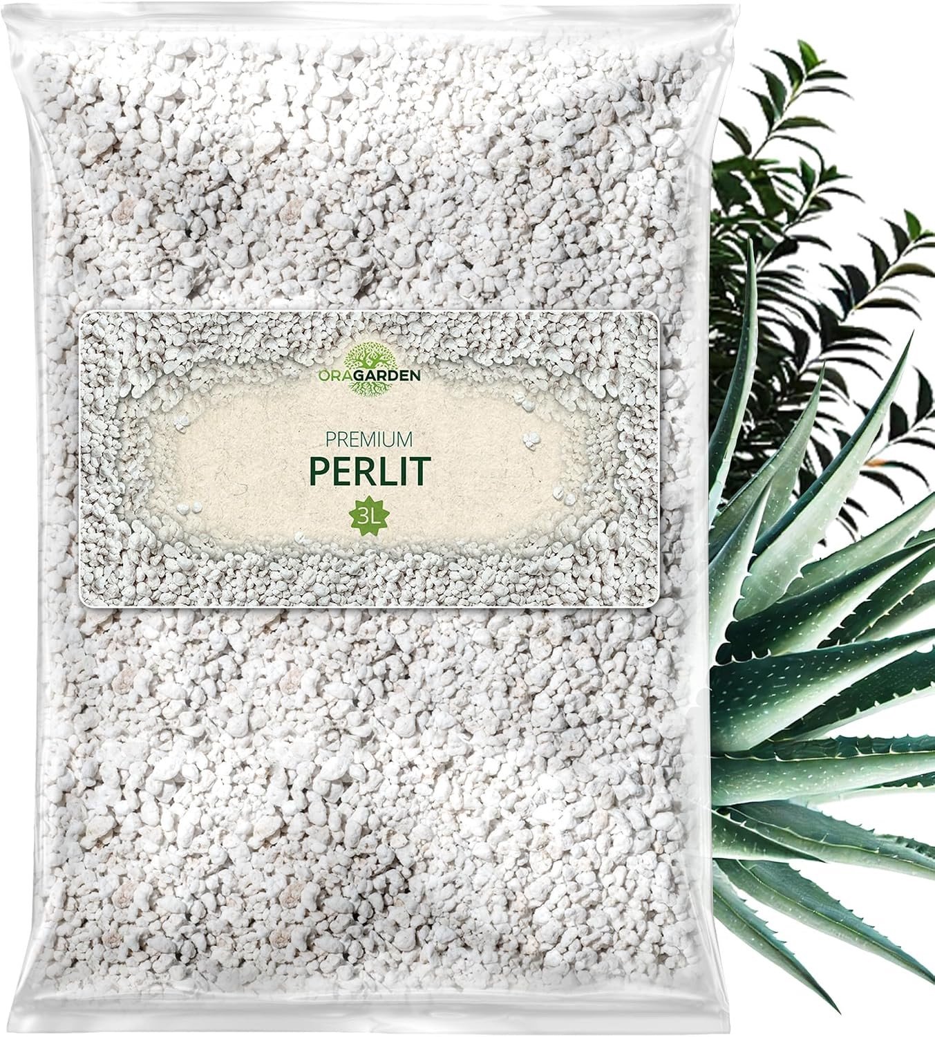 Perliet voor Planten en Tuin - Perliet - 3 Liter - Minerale Bodemverbeteraar - Voor Tuin en Kamerplanten