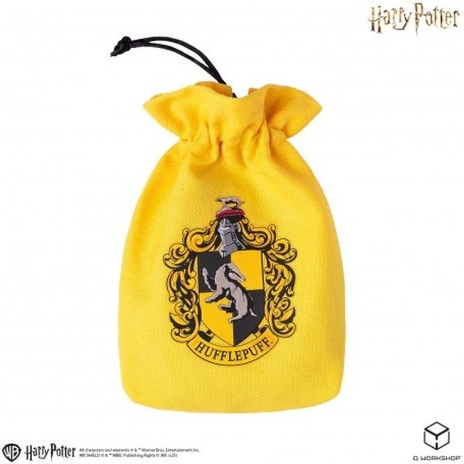 Q-Workshop Harry Potter dobbelzak Hufflepuff - accessoire voor spellen.