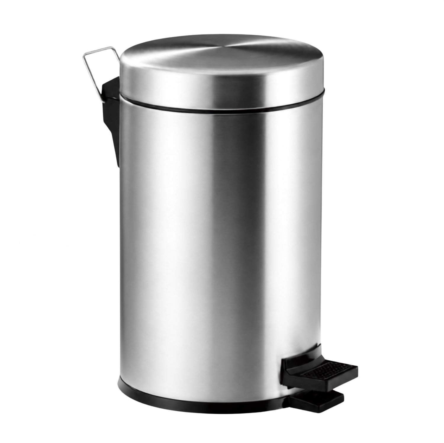 Pedaalemmer RVS - 5 liter - Prullenbak - Afvalbak - Badkamer - Toilet - Softclose - Zilver