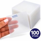 Knaak Transparante Notitie Notes - Vierkant - Waterdicht - Doorschijnend - 76 x 76 mm - 100 stuks