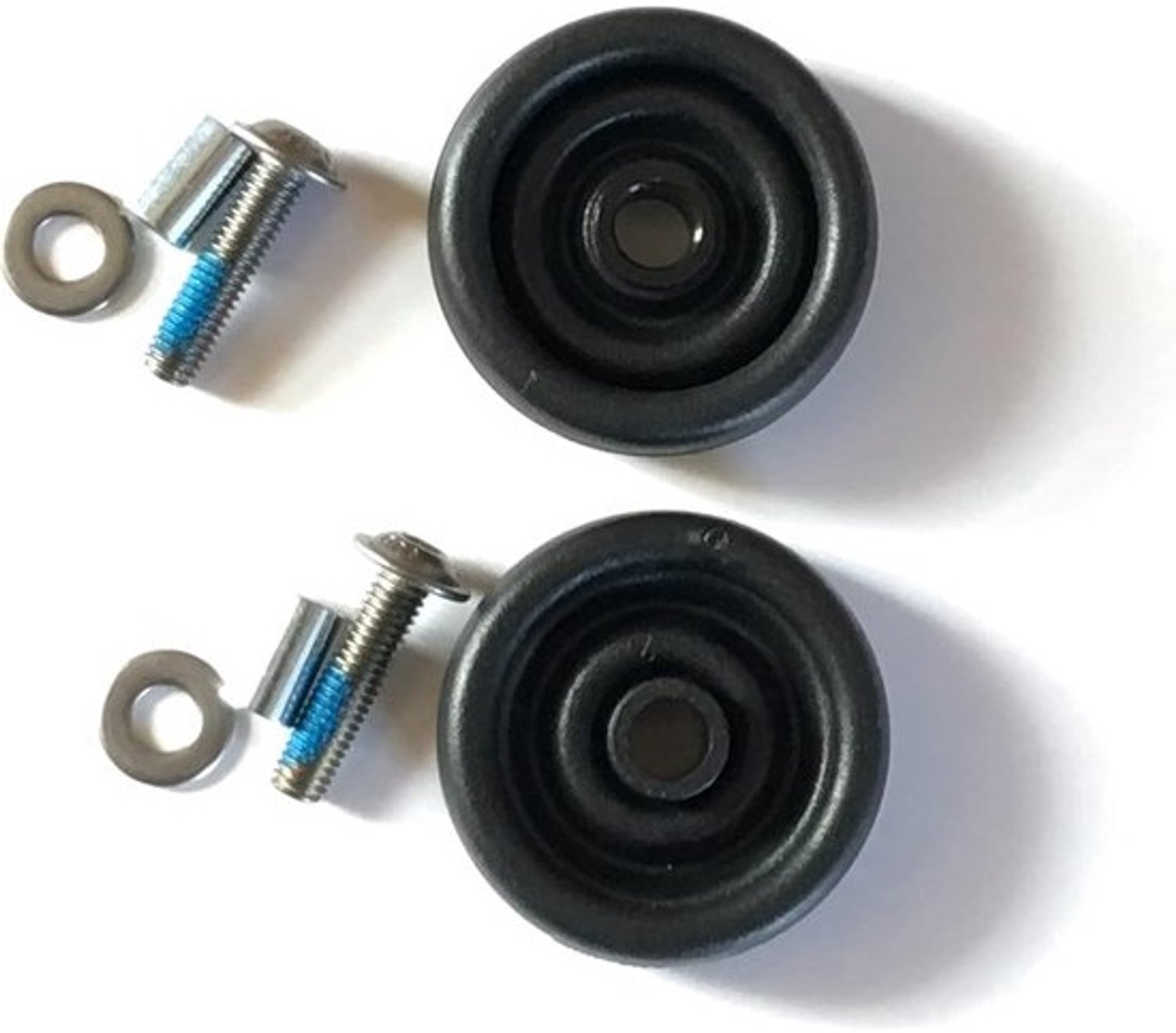 Fiets Wielen - Extra Wielen - Fiets Transport - Soepel Rollen - 6mm - Zwart
