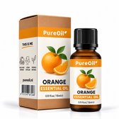 PureOil – Sinaasappel Etherische Olie – 15ml – 100% Puur, Natuurlijk & Vegan – Voor Huid | Gezicht | Scalp | Diffuser | Aromatherapie