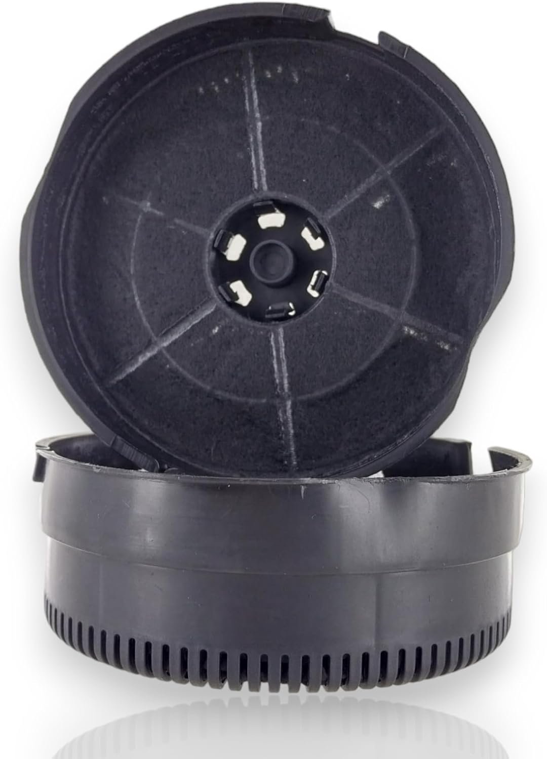 2 x activated carbon filter 142 mm Ø type 58 for Whirlpool 484000008782 Wpro AKB000/1 AKB001 Ikea Nyttig FIL 220 AEG - ShopVlot
