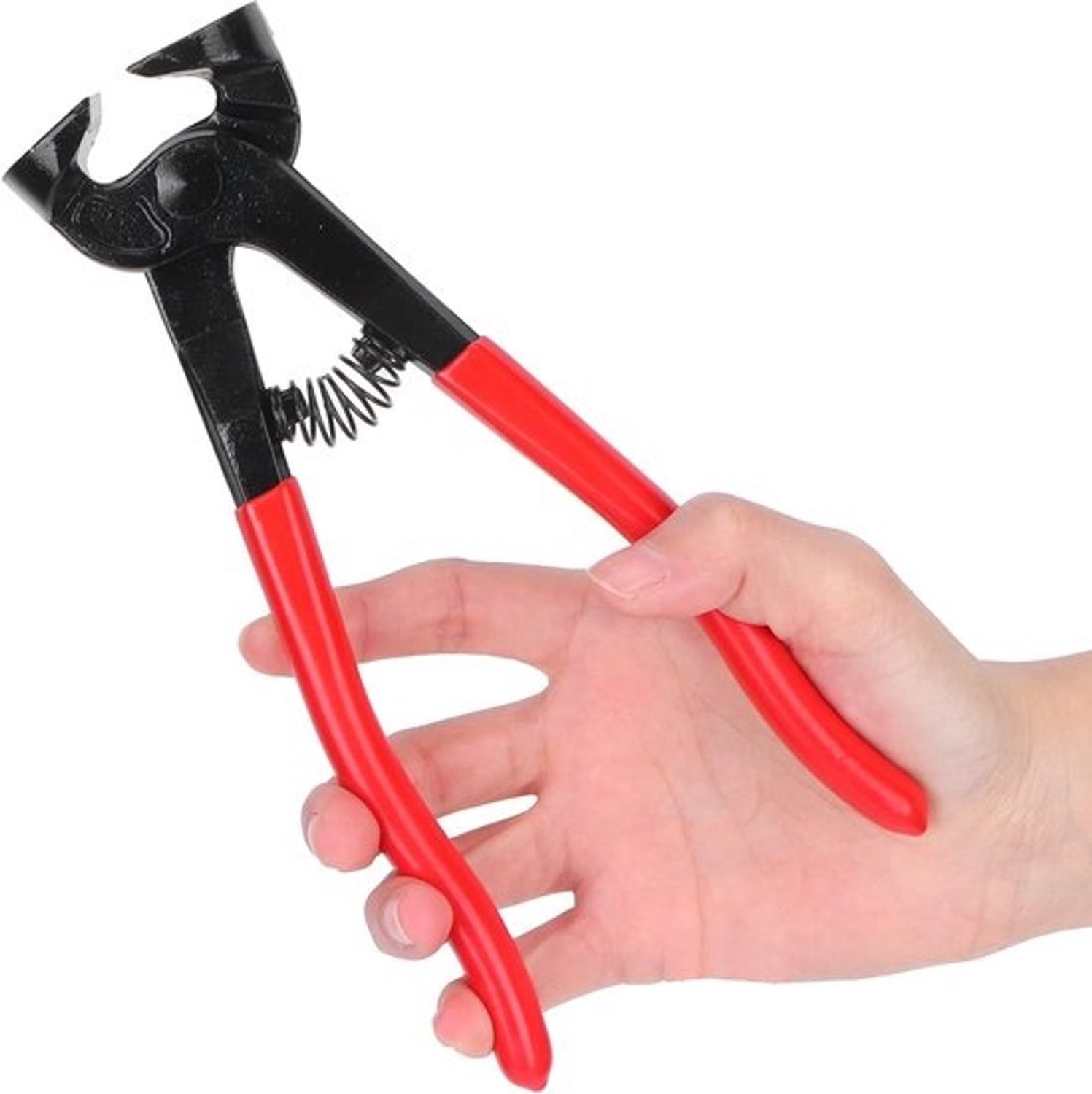 Glastegelsnijder - Glastang - Glasverwerking - Versterkte bek - 8 Inch - Zilverkleurig