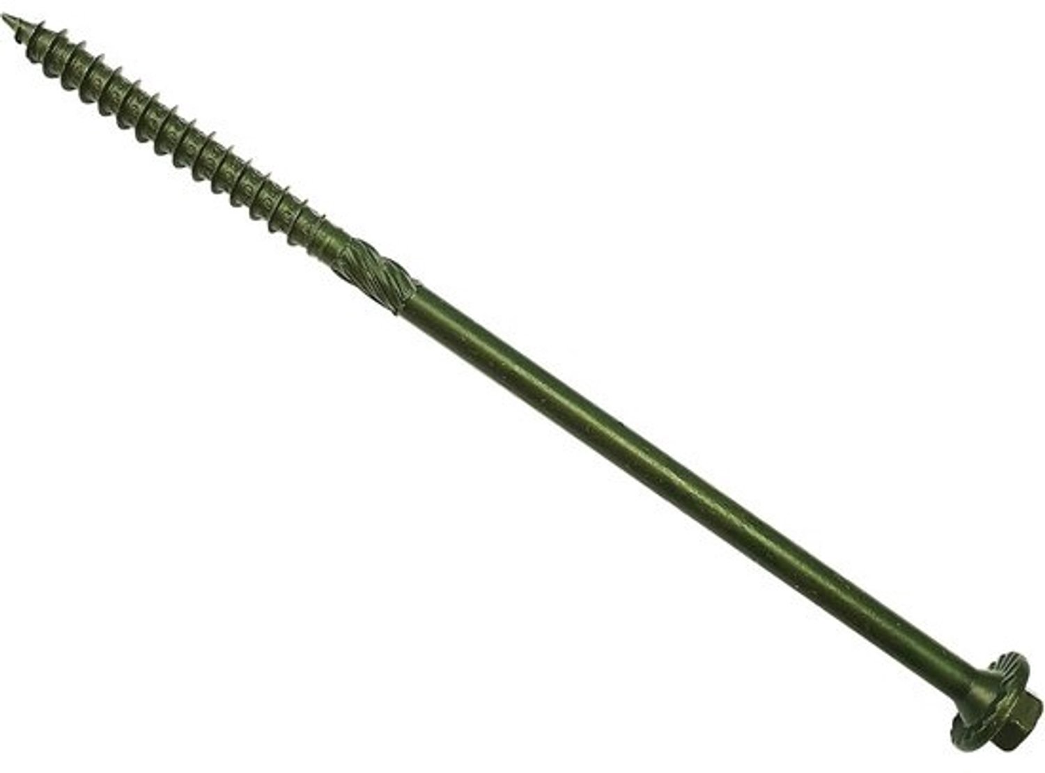 Houtschroeven Doos - Bevestiging Schroeven - Hout Verbindingen - Ruspert Afwerking - 6.3 x 200mm - Groen