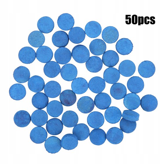 50x Billiartip Leer 10mm - Vervangende Kwaliteitstips — afbeelding 4