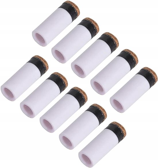 10x Biljartkeu Tips 10-13mm - Vervangende Accessoires — afbeelding 3
