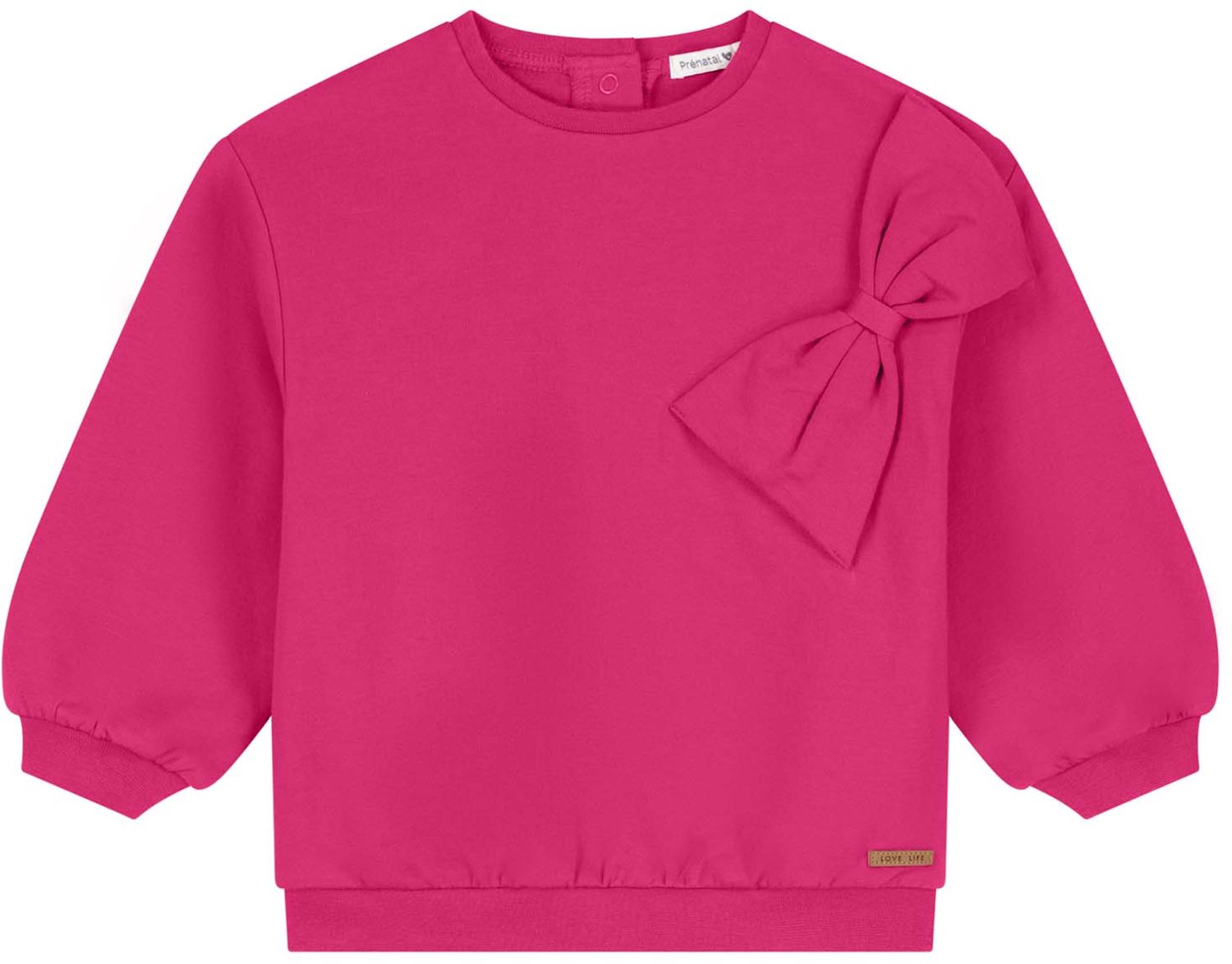 Prénatal baby sweater - meisjes - Fuchsia Red - Maat 56