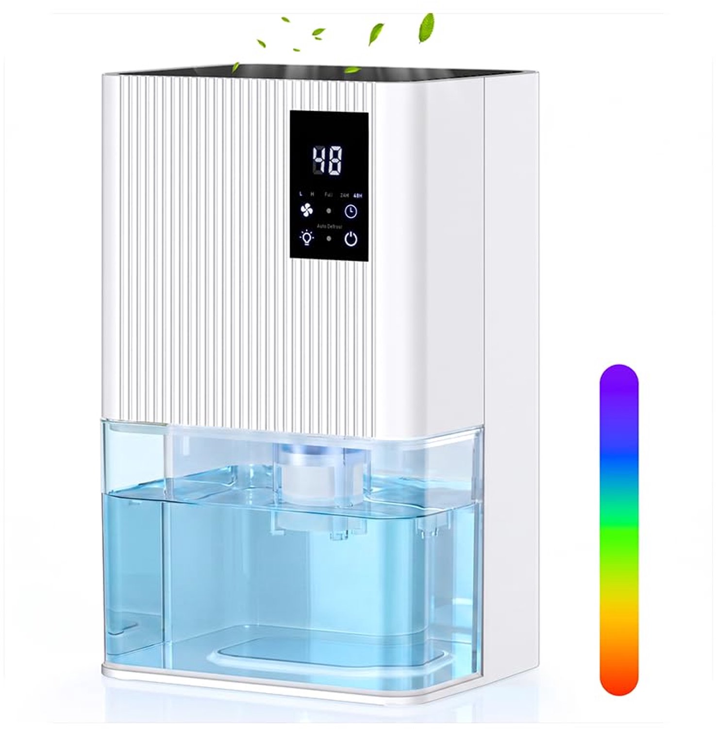 Luchtontvochtiger Timer - 1500 ml Capaciteit - 22,5 Watt Vermogen - ABS PP Materiaal - Voor Slaapkamer En Badkamer - Ontvochtiger