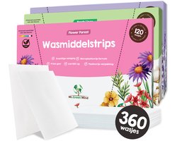 Proefpakket Wasstrips ECO 360 Wasbeurten in 3 Geuren Wasmiddeldoekjes Wasvellen Wasmiddel Voordeelverpakking incl. wasverzachter wasdoekje