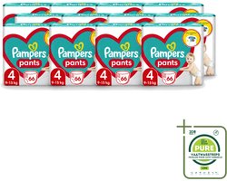 12 x Pampers – Luierbroekjes – Pants Maat 4 – 66 Luiers - Grootverpakking - Vaatwasstrips - Luier Broekje - Luier Voor Baby - Luier Voor Peuters - Actieve Baby - Droge Luier