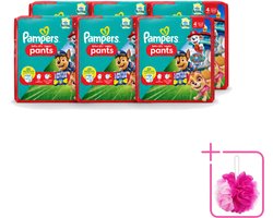 6 x Pampers – Luierbroekjes – Baby Dry Pants Paw Patrol Maat 4 – 25 Luiers - Bulkverpakking - Baby luier - Douchemop - Luierbroek