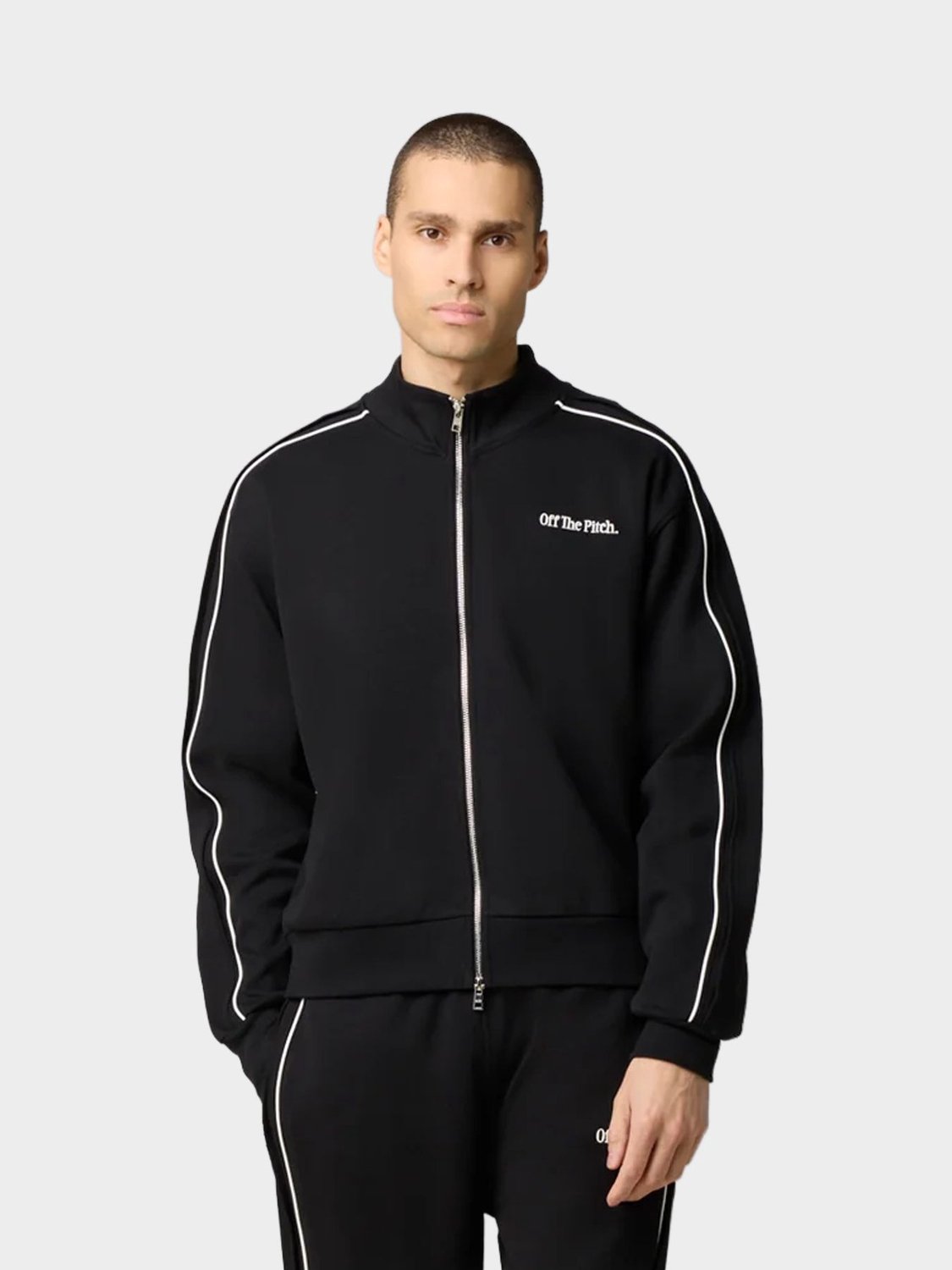 Piping panel trackjacket