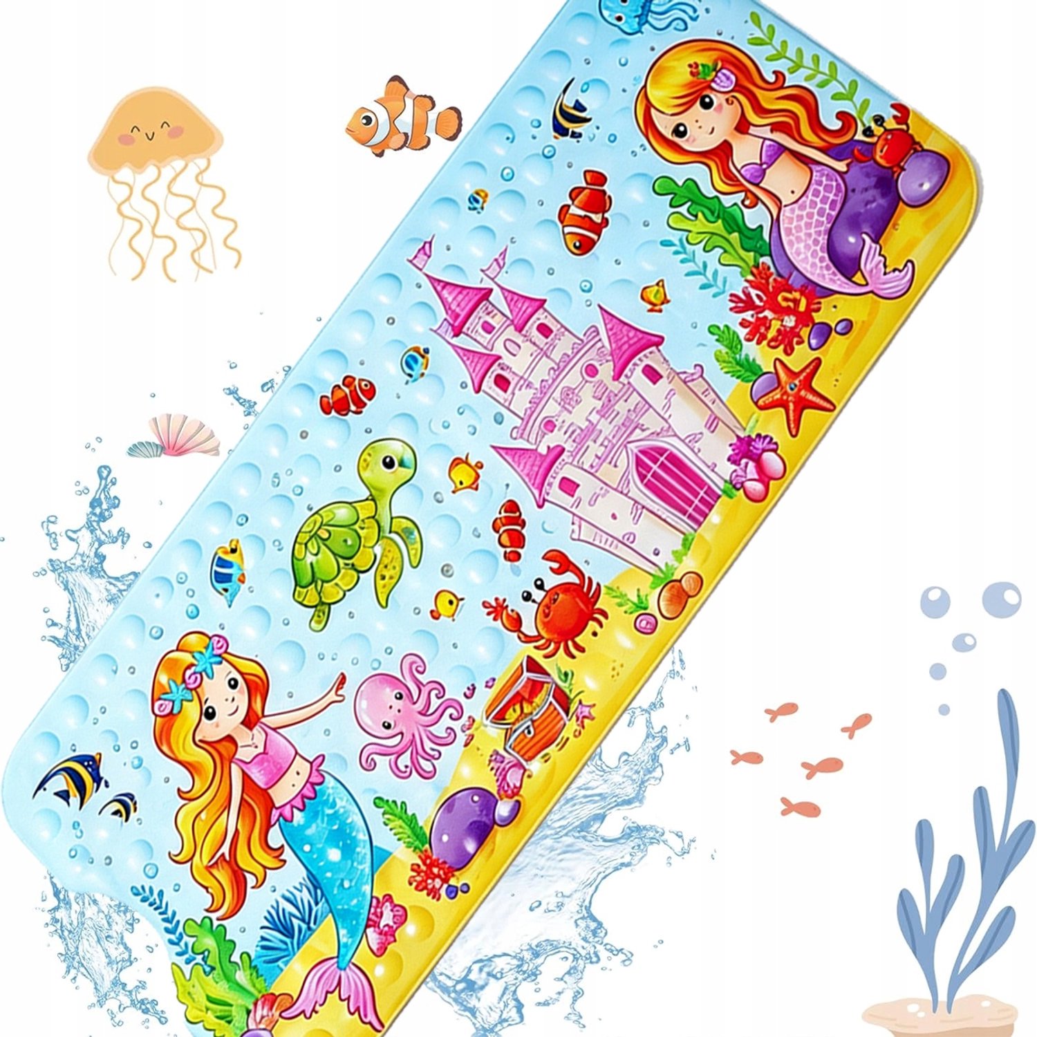 Antislip Badmat voor Kinderen & Baby's - Extra Lang 100x40cm