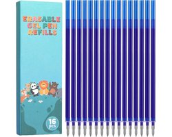 Thboxes Pack of 16 Erasable Refills 0.7mm Compatible with Legami Gel Pens, Blue Erasable Ink Refills, Erasable, Height - ShopVlot