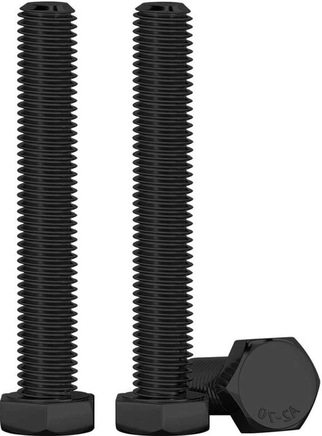 Drenky M8 Zeskantbouten‌ Zwart Roestvrij Staal A2 V2A M8 X 100 mm Zeskantbouten 10 Stuks DIN 933 Machineschroeven