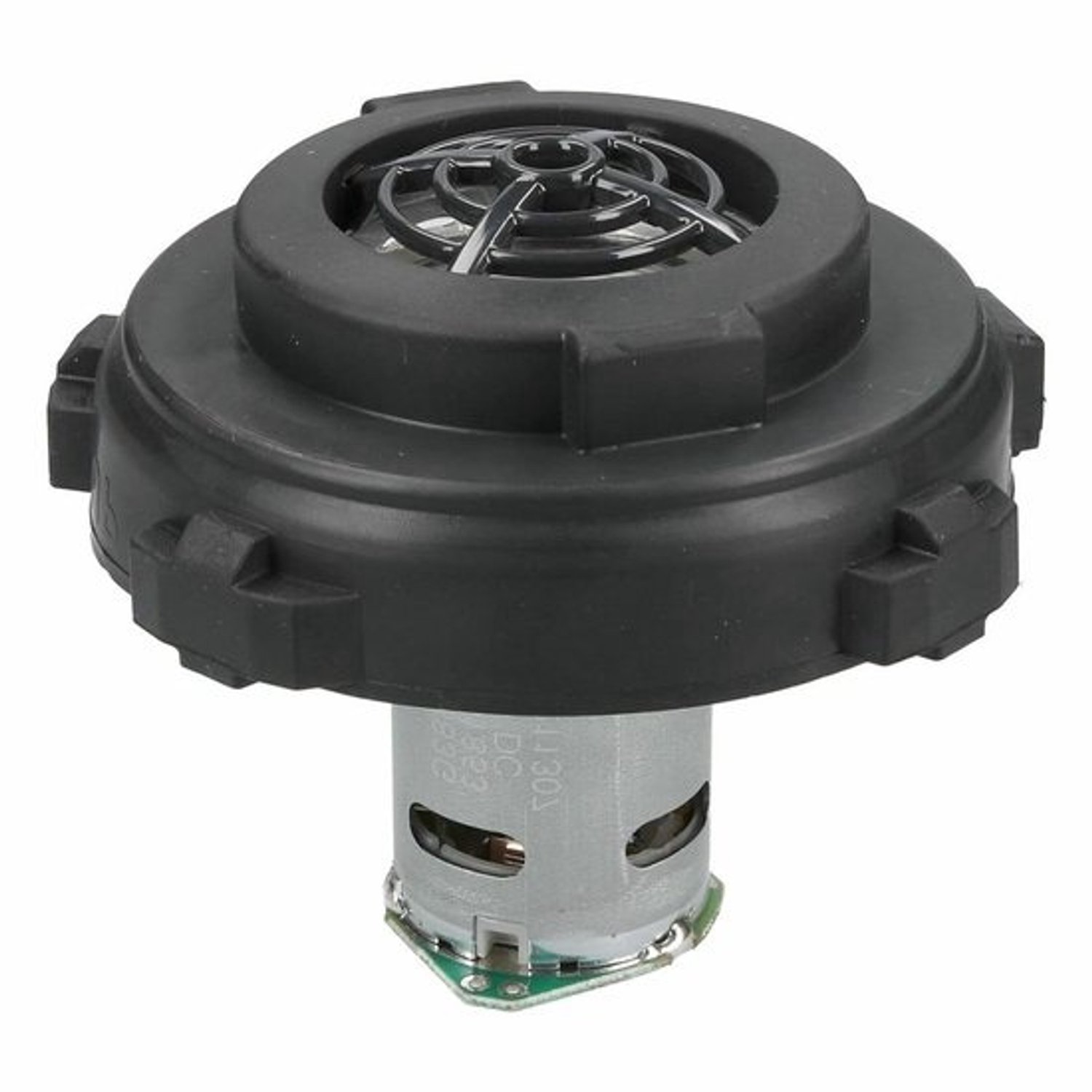 Ventilatormotor Stofzuiger - Zuigmotor Reserveonderdeel - Stofzuiger Reparatie - Hybride Materiaal - 102 mm - Zilver