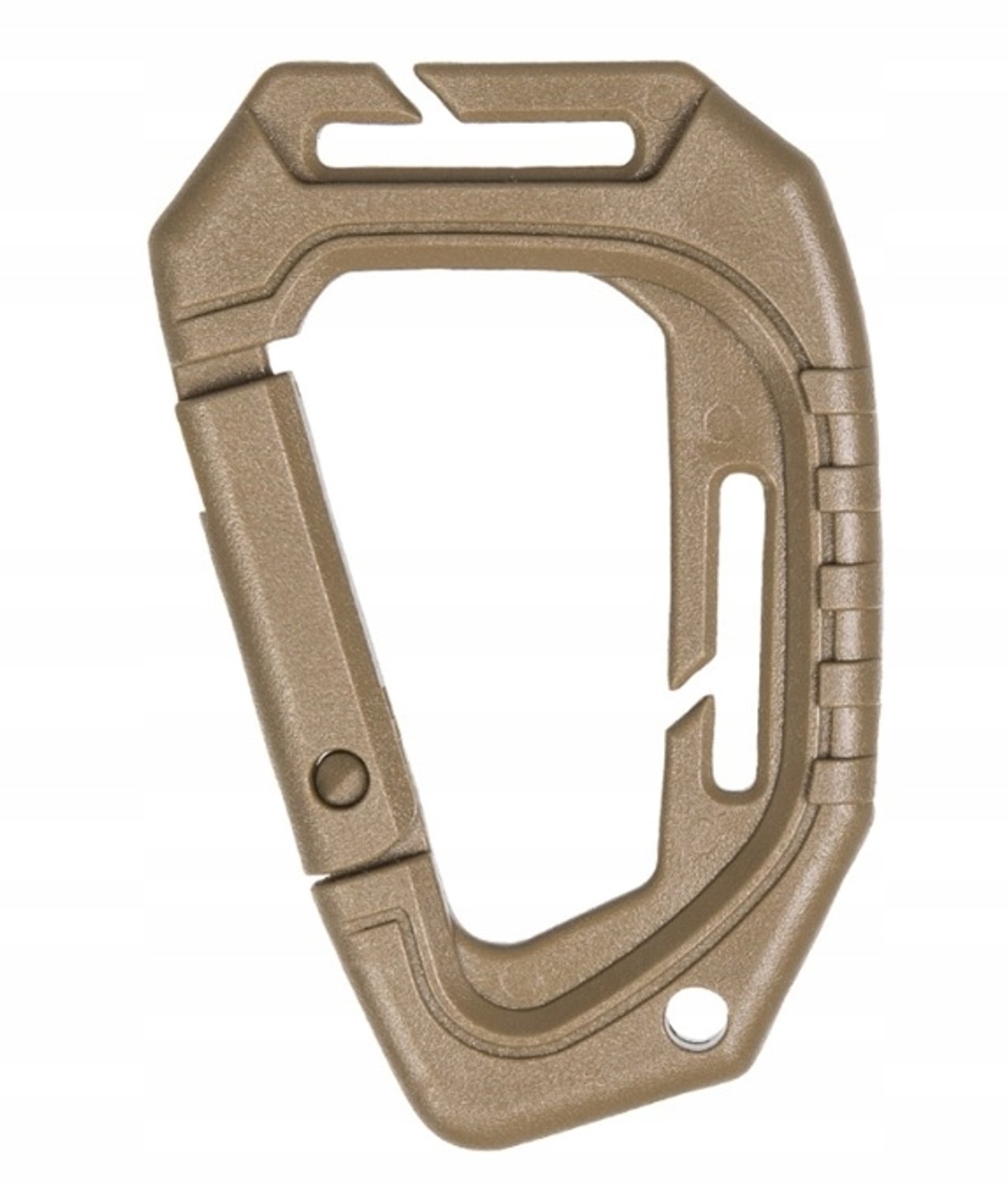 Mil-Tec Tactische MOLLE Karabiner - 2 Stuks Coyote