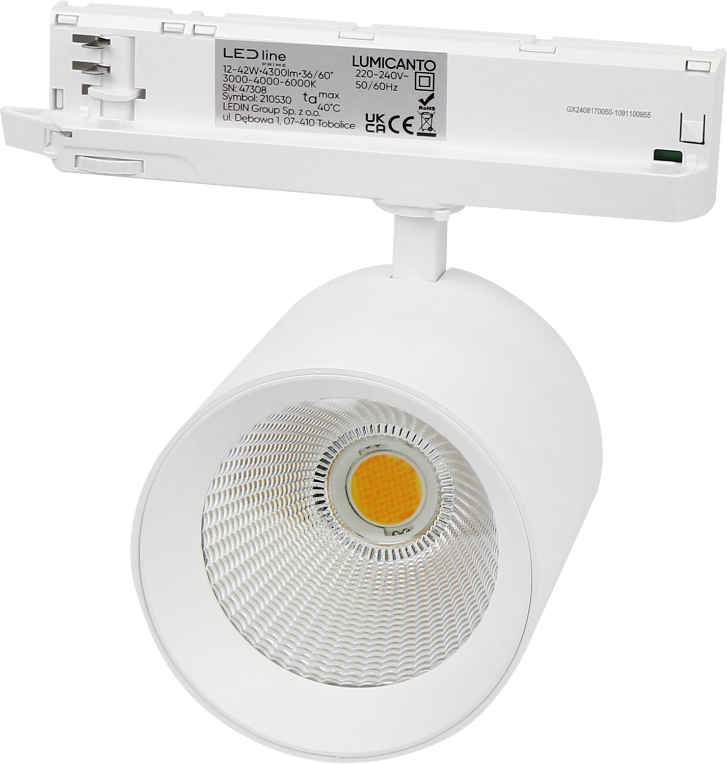 LED Line LED Railspot Lumicanto wit 6-20W 600-2000lm - Multi Color Switch | Beste Kleurweergave - 36°/60° bundel | 5 jaar garantie Donkergroen