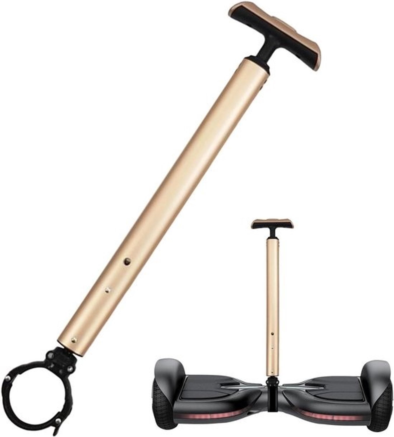 Hoverboard Stuur - Handvatbevestiging Scooter - Verbeterde Balans - Aluminiumlegering Frame - 61 x 15 x 5 cm - Zwart