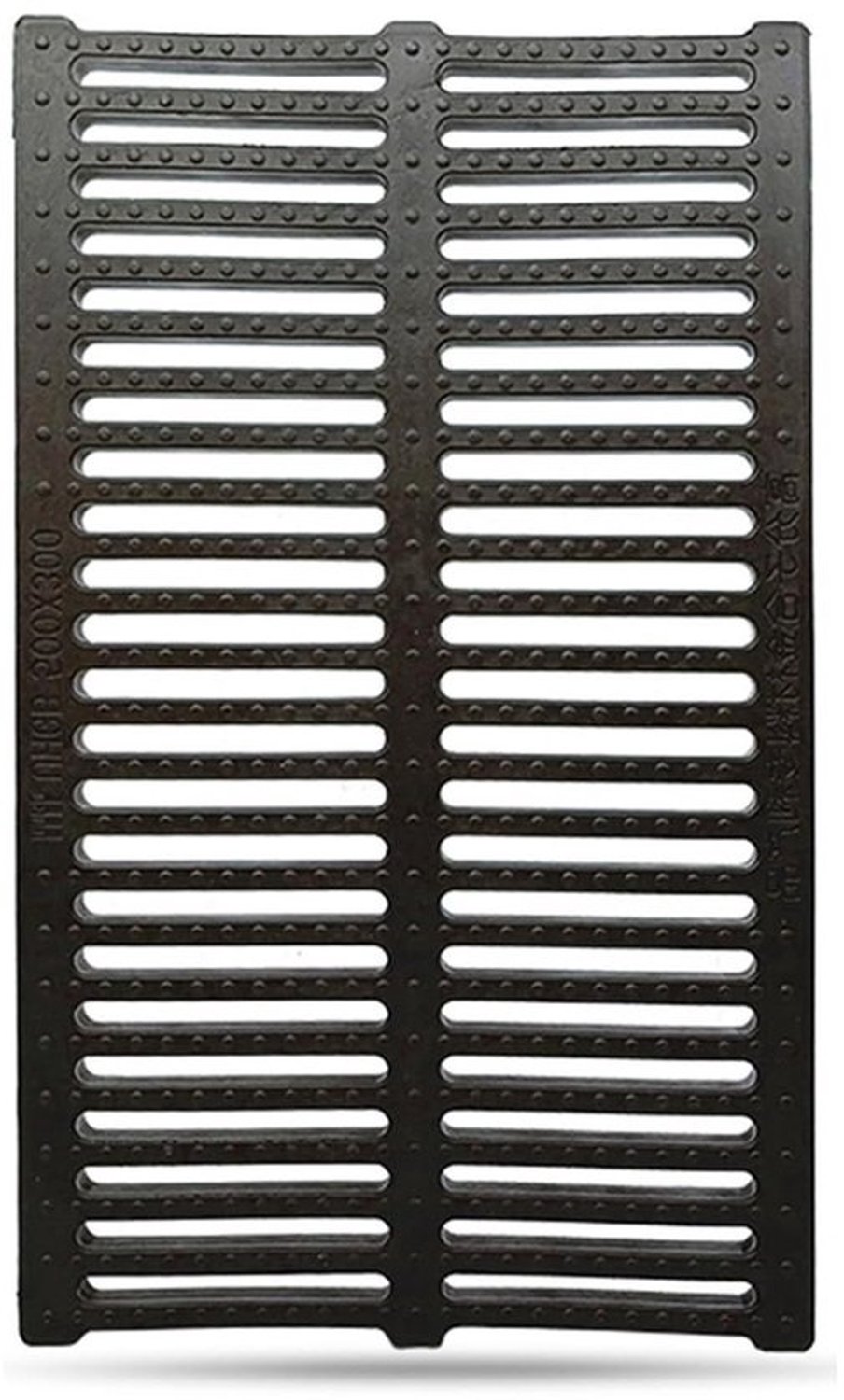 Afvoergoot Kunststof - Sleufgootrooster Buiten - Overtollig Water Afvoeren - Hoge Draagkracht Antislip - 30cm x 50cm - Zwart