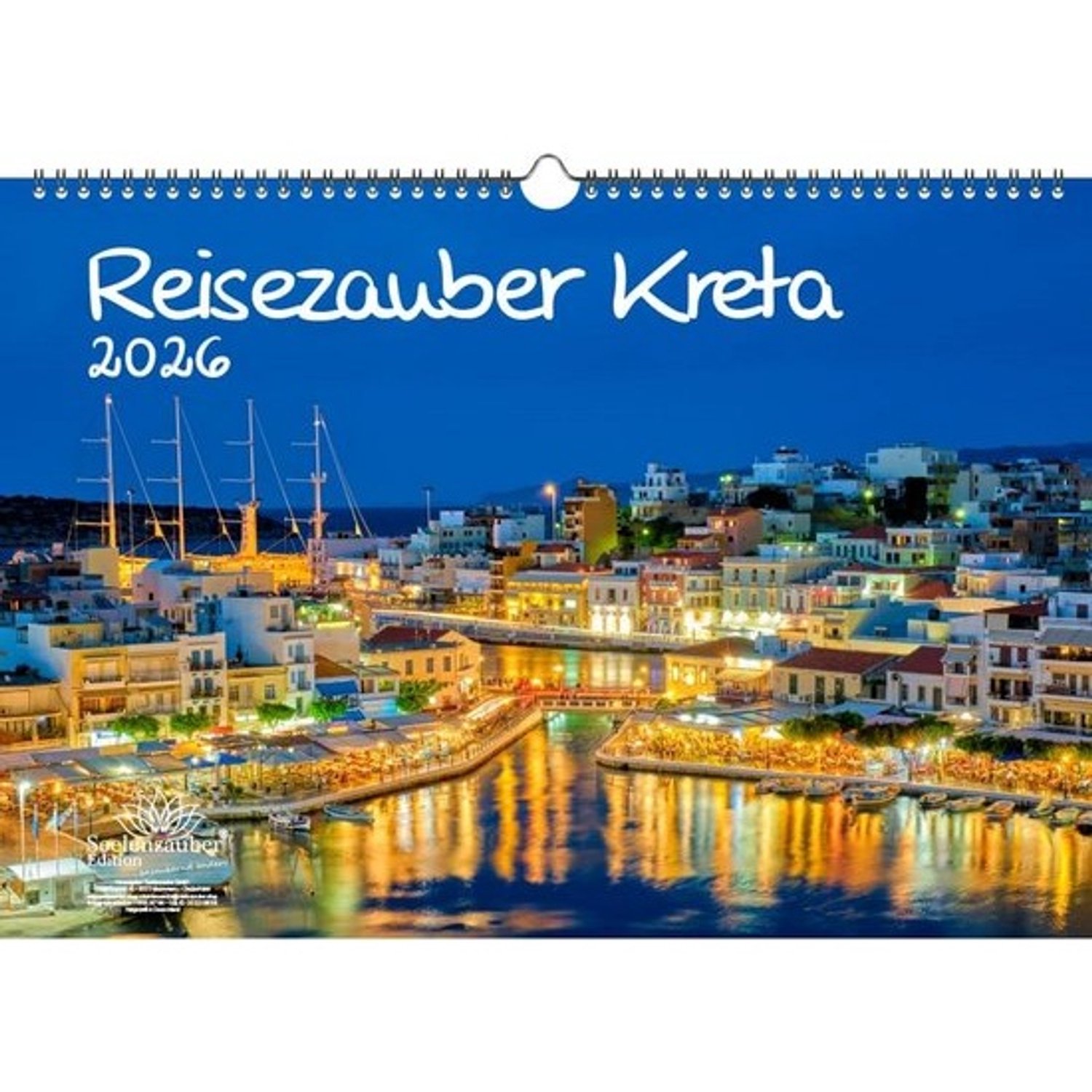 Wandkalender A3 Kreta 2026 - Vakantie, Strand en Zee Foto's Griekenland