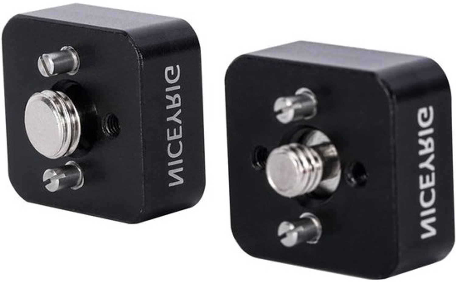 Cold Shoe Mount - Camera Accessoires - Apparatuur Uitbreiden - Arri Locatie Systeem - 2 Stuks - Zwart