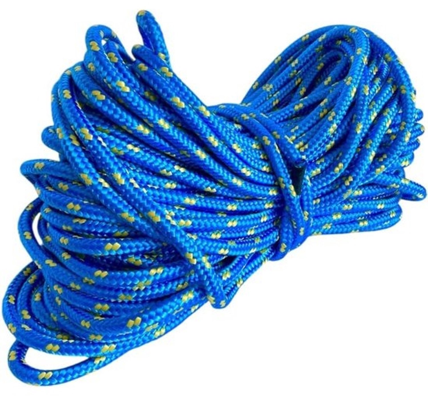 Gevlochten Touw - PP Koord - Watersport & Bouw - Waterdicht & UV-bestendig - 10mm x 5m - Blauw