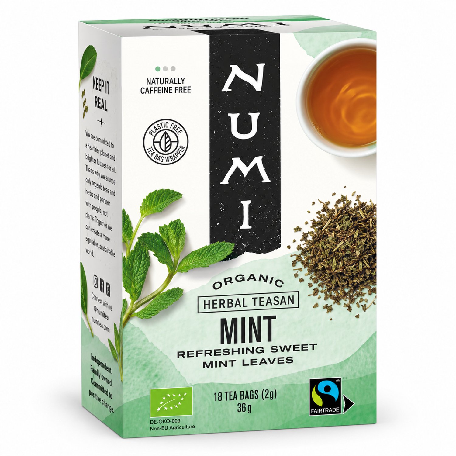 Numi Biologische Mint – Biologische Muntthee – 6 doosjes