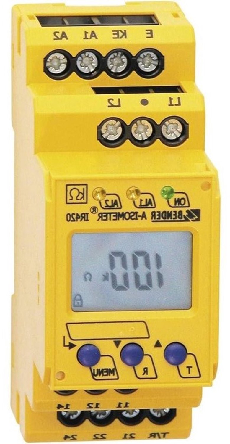Isolatieweerstandsmeter - Foutdetector - Netwerkbewaking - Zelfbewakend - 1-200 kΩ - Grijs