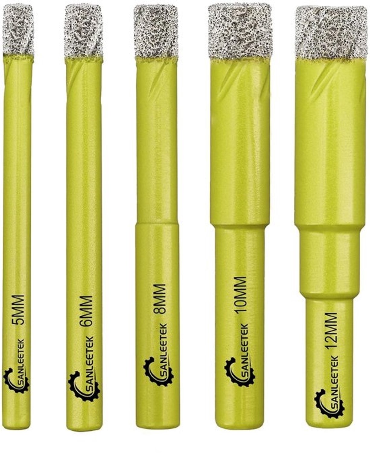Diamantboren Set - Gatenzagen Kit - Tegels Boren - Droog Boren - 5 Stuks Maten