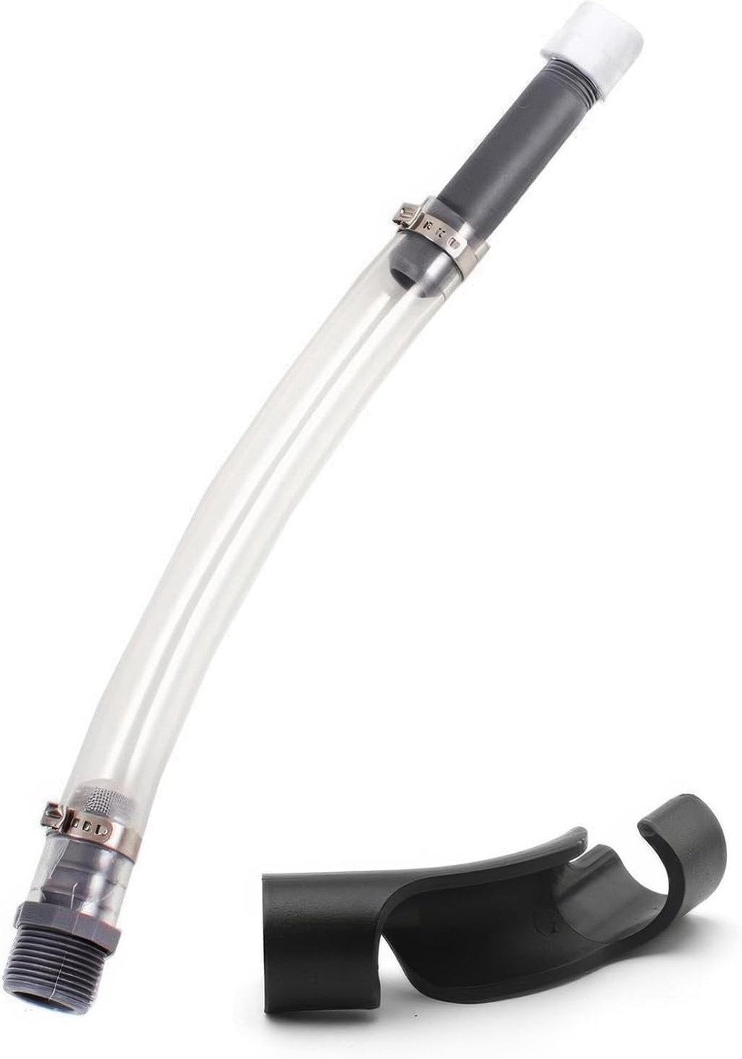 Racing Fuel Jug hose, suitable for 5.5 litre canisters, 36.5 cm hose with hose bender, Quick Fill - ShopVlot