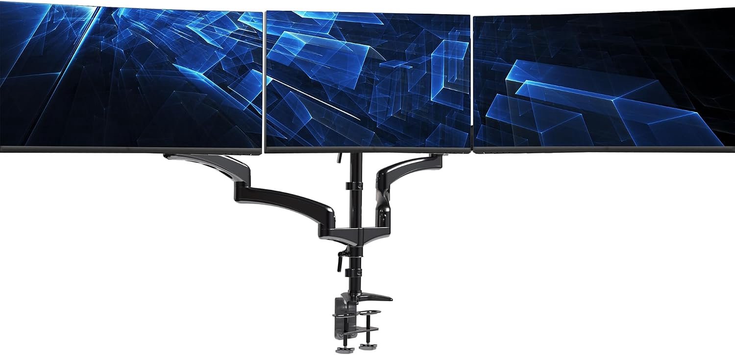 QEVA Monitorarm - Monitor Arm - Beeldschermarm - Zwart - 45cm x 32cm x 20cm