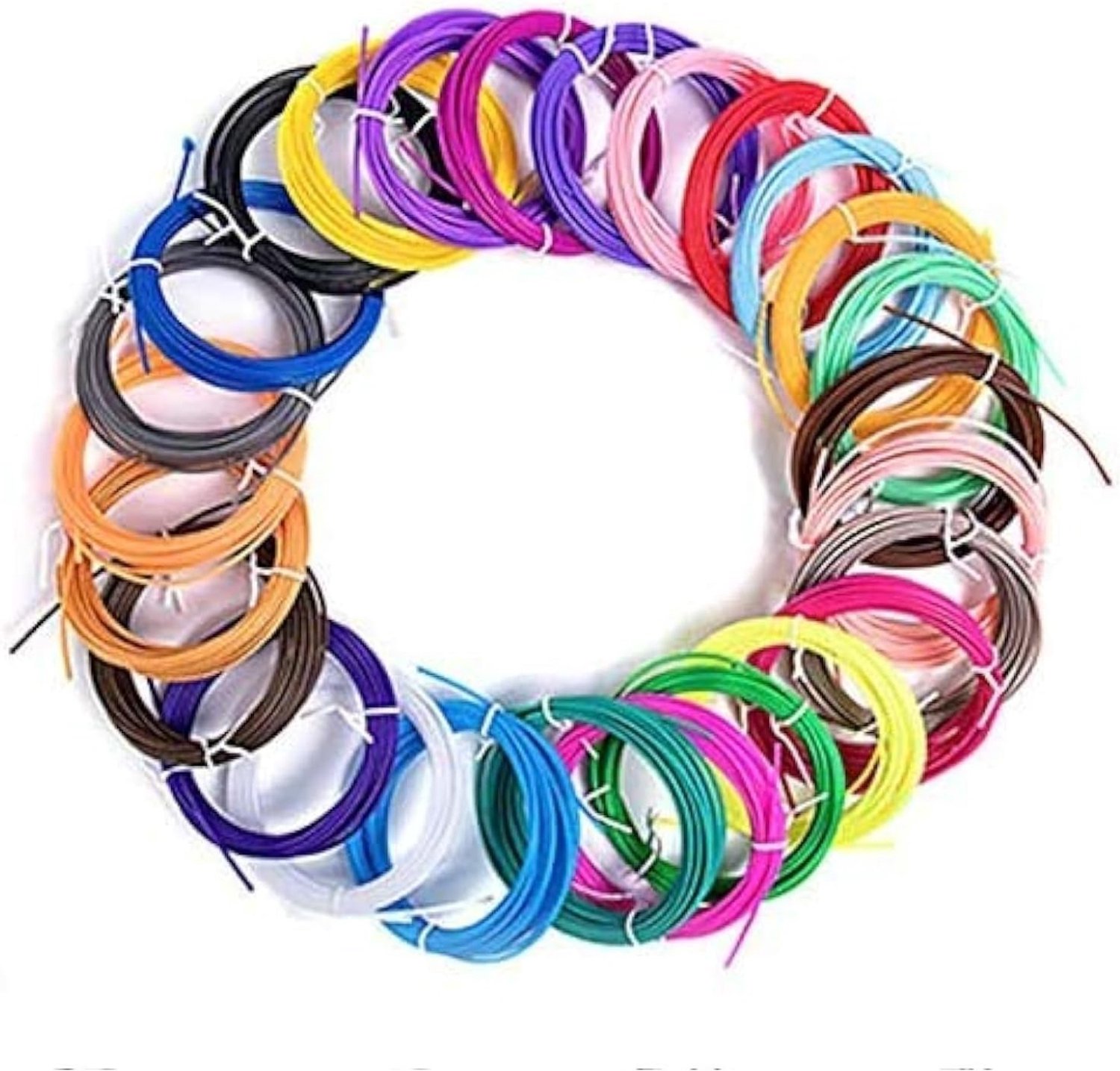 Filament voor 3D-pen - Multicolor - 1,75 mm - PLA - Geschikt voor 3D-pennen en 3D-printers
