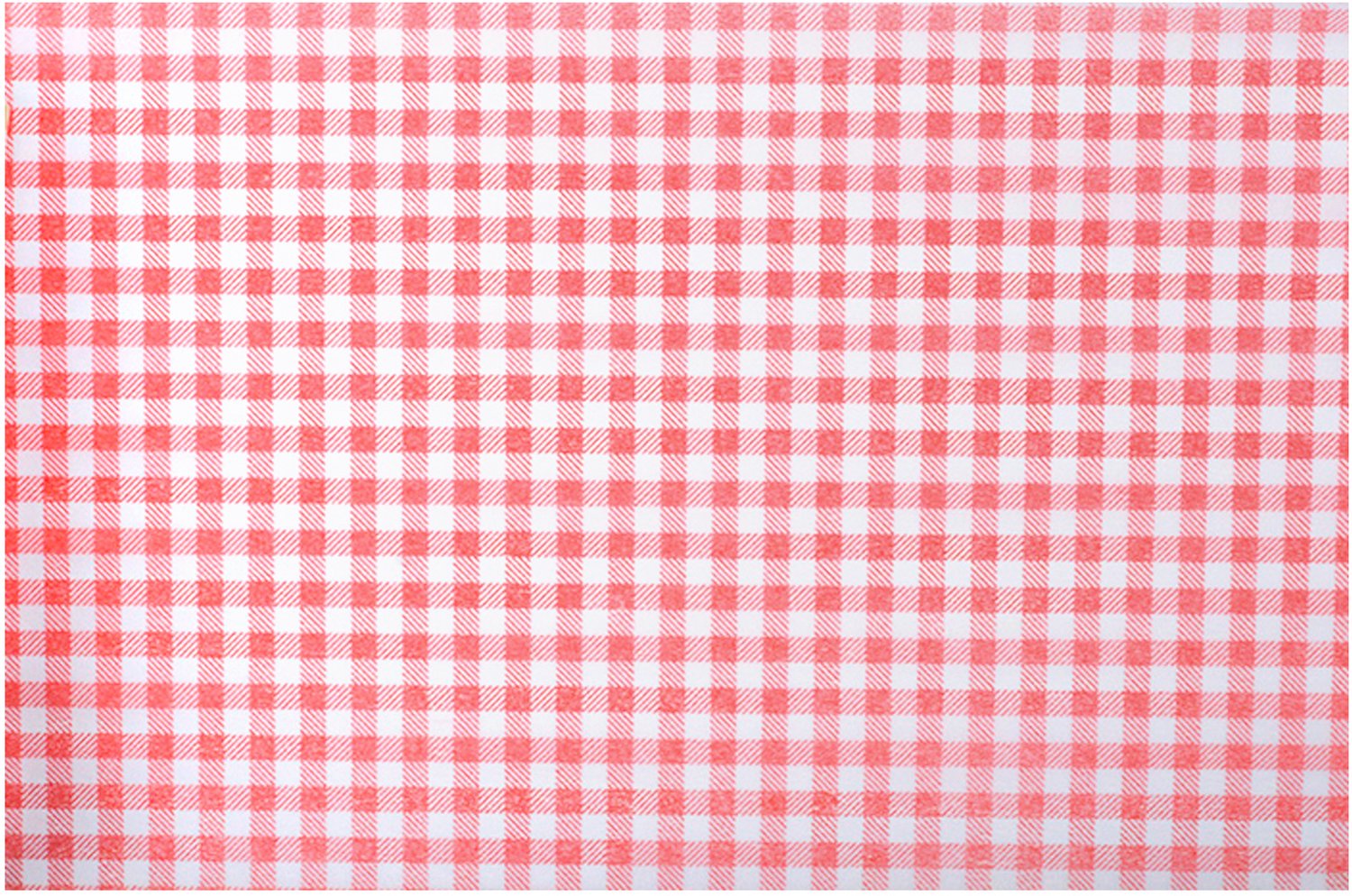 CHAKS - Rood-wit geruite retro tafelloper 28 cm x 5 m