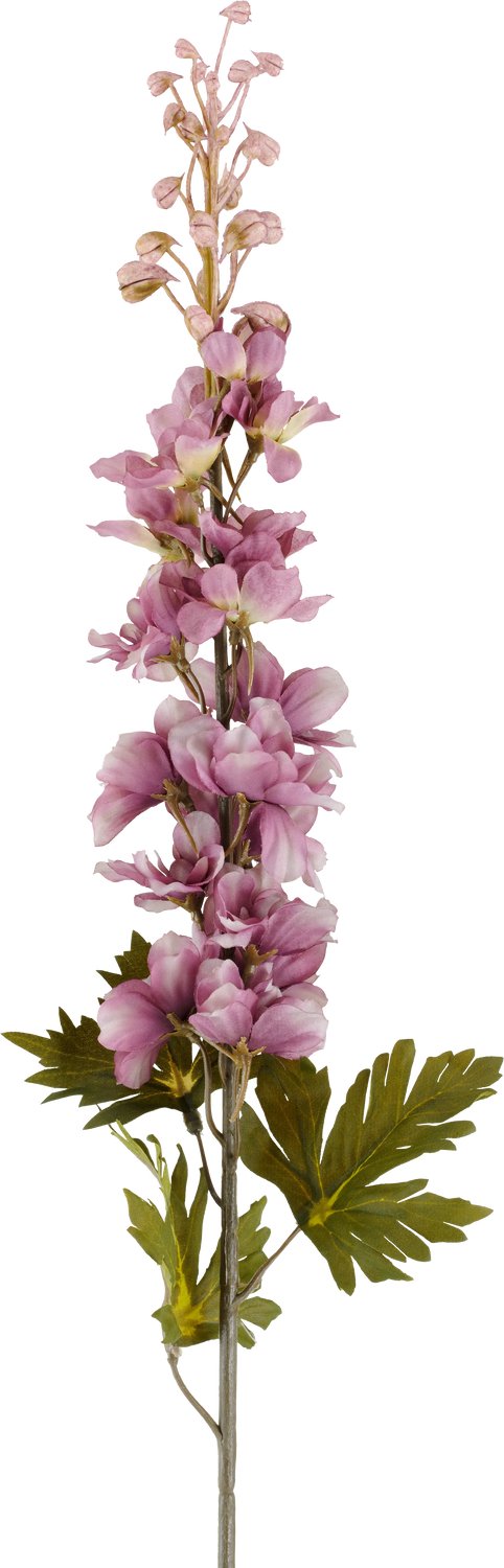 Easyplants | Kunstbloem Delphinium 79 cm mauve | Zijde | Nepbloemen | mauve | Onderhoudsvrij | Kant-en-klaar