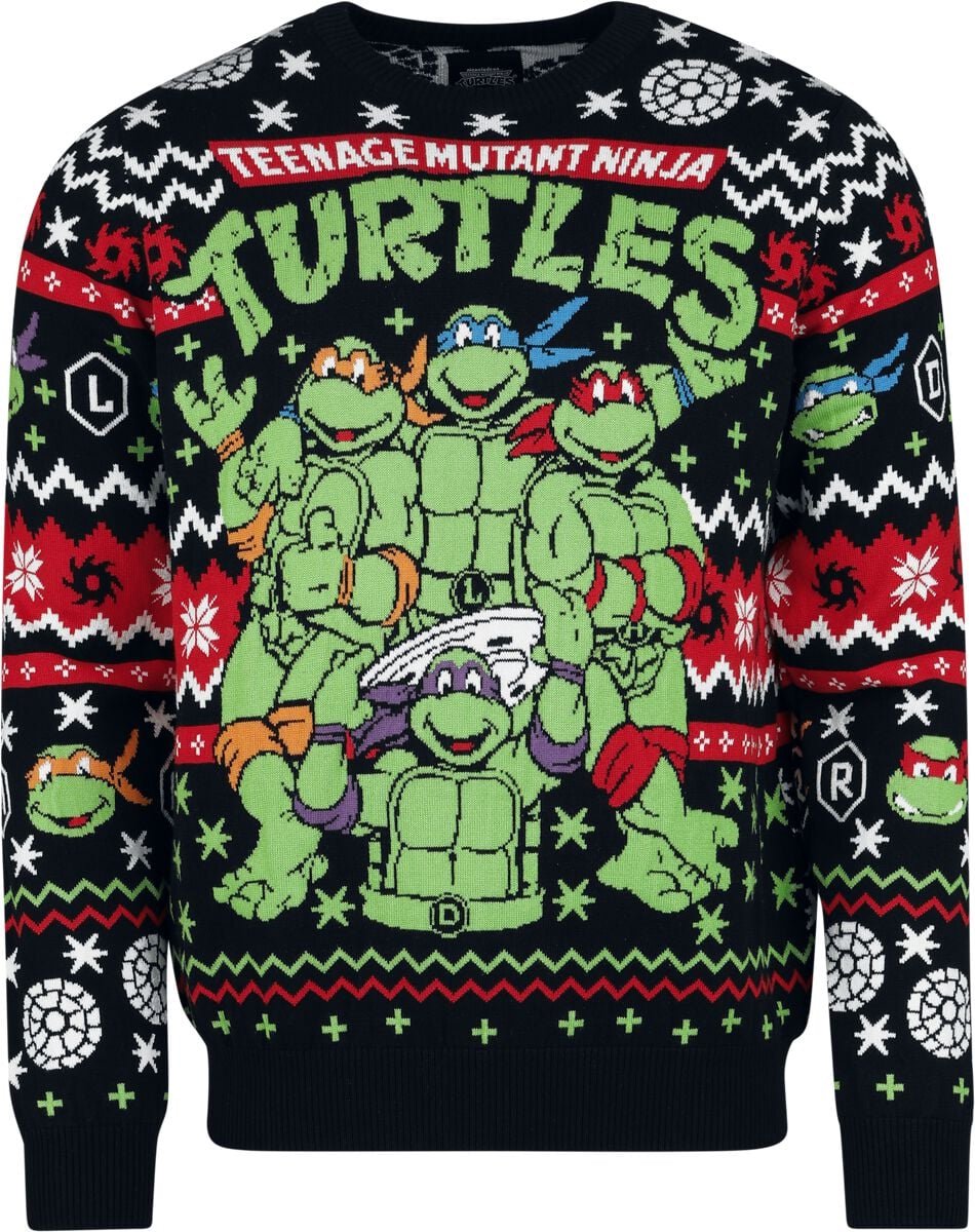 Teenage Mutant Ninja Turtles Group Heren kersttrui - meerkleurig - XXL