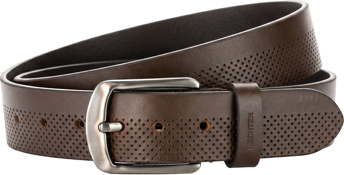 HECHTER leren heren riem - bruin