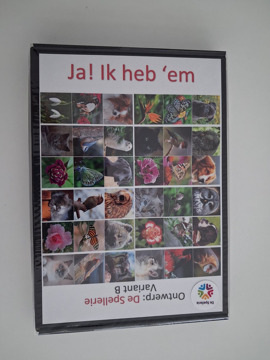 De Spellerie Ja!Ik heb 'em Flora en Fauna variant B dementie spel geheugen reminiscentie beperking