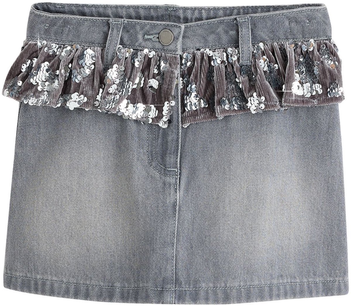 Next - Meisjes - Denim skirt - Grijs