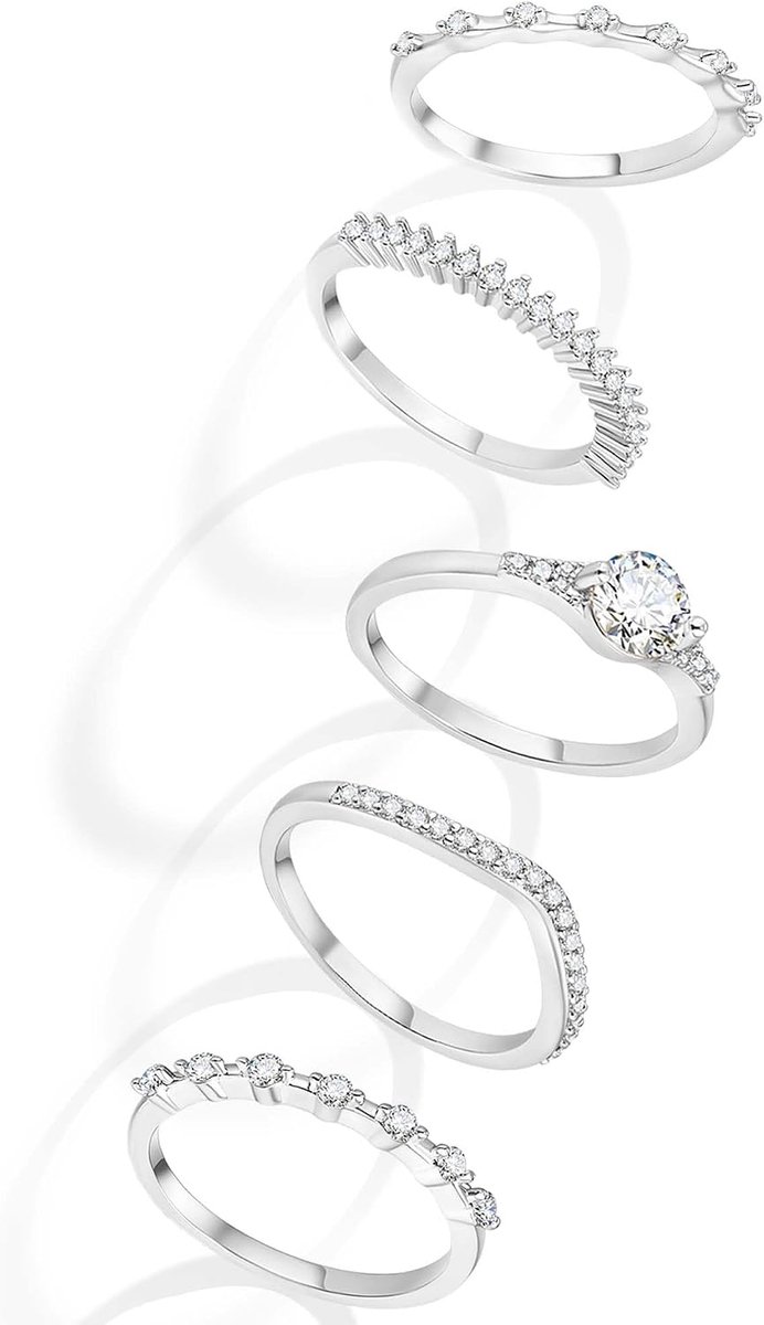 Ringen vrouwen ring goud zilver dames 14k vergulde waterdichte gouden ringen set statement stapelbare verlovingsring trouwringen duimring vingerring hypoallergeen voor vrouwen